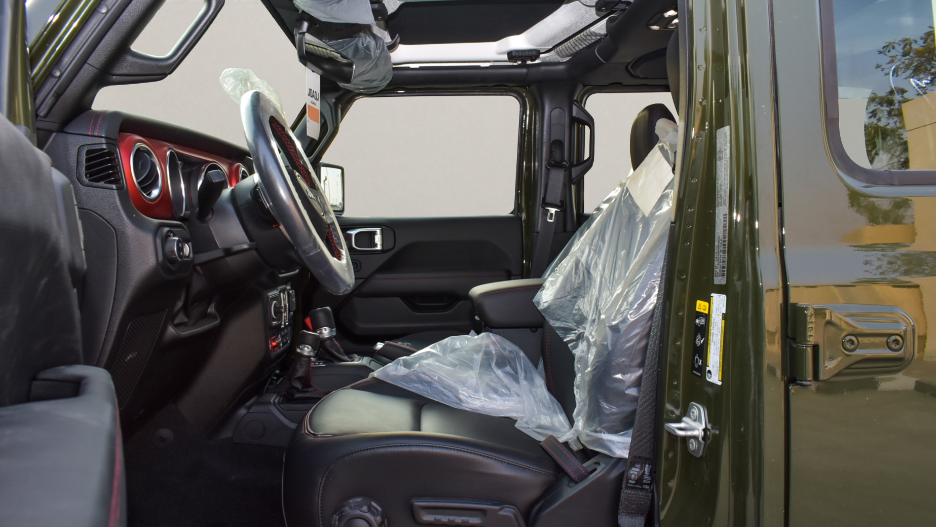 Jeep Wrangler interior