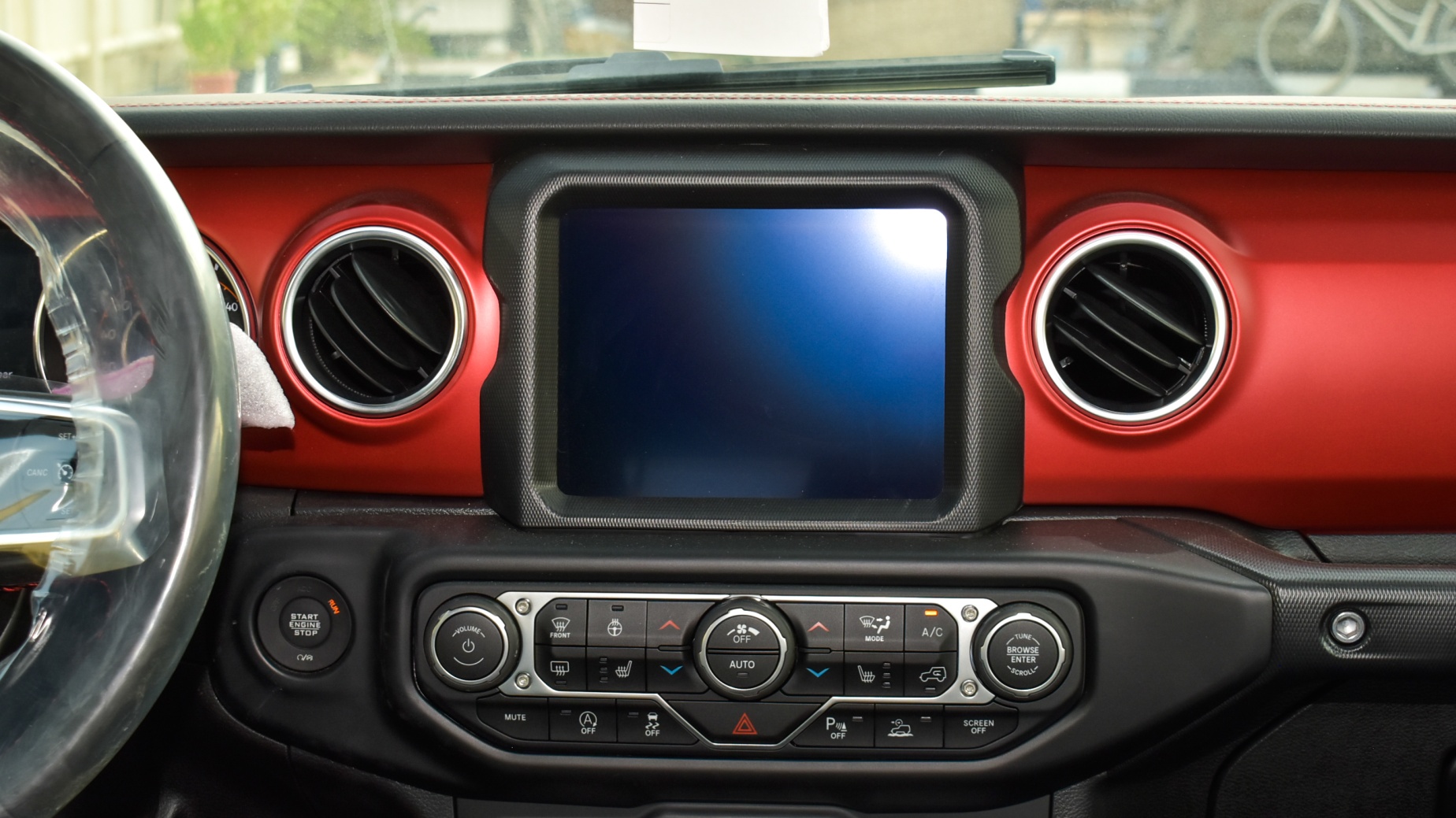 Jeep Wrangler interior