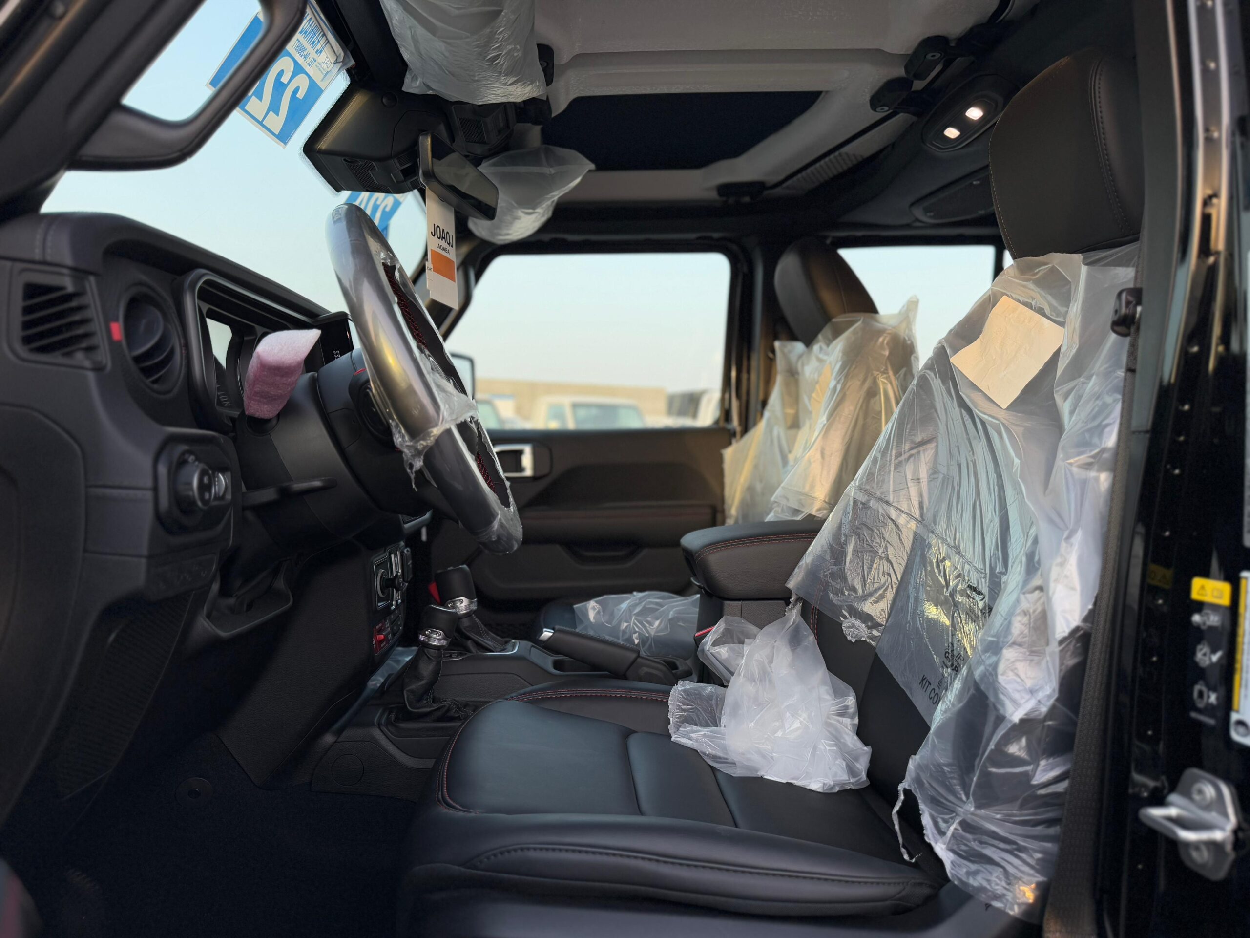 Jeep Wrangler with removable doors