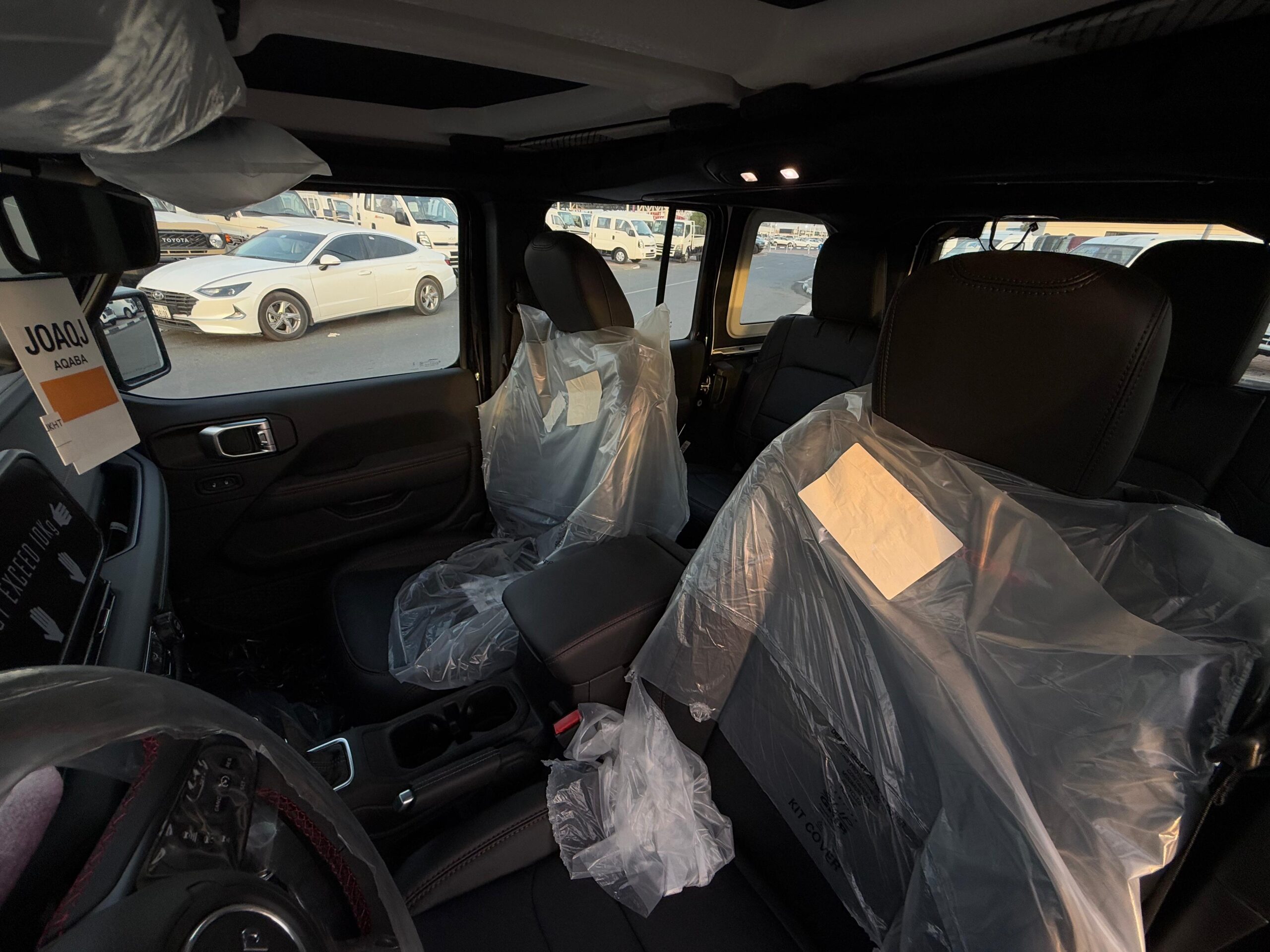 Jeep Wrangler with removable doors