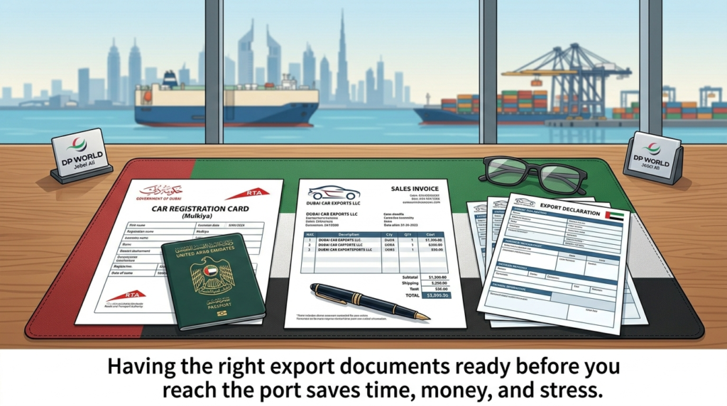 Having the right export documents ready before you reach the port saves time, money, and stress.